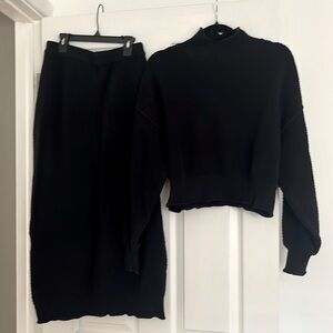 Free People Hailee Sweater and Skirt Set